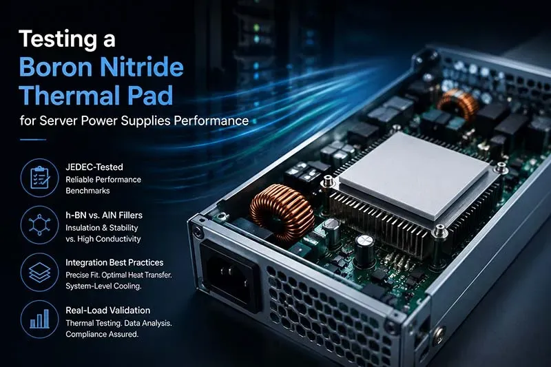 Boron Nitride Thermal Pad For Server Power Supplies